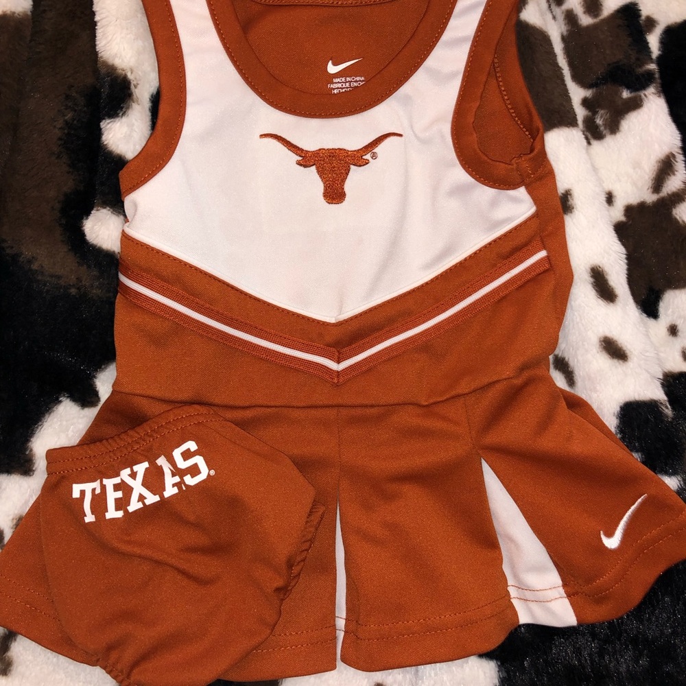 12 month Texas Longhorn cheer uniform